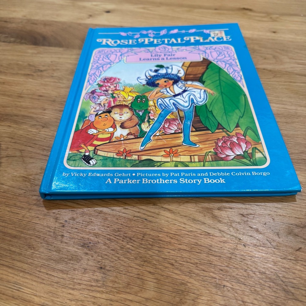Rose Petal Place Lily Fair Learns a Lesson 1984 Parker Brothers Story Book Vtg - Picture 8 of 8